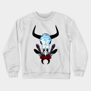 cattle skull Crewneck Sweatshirt